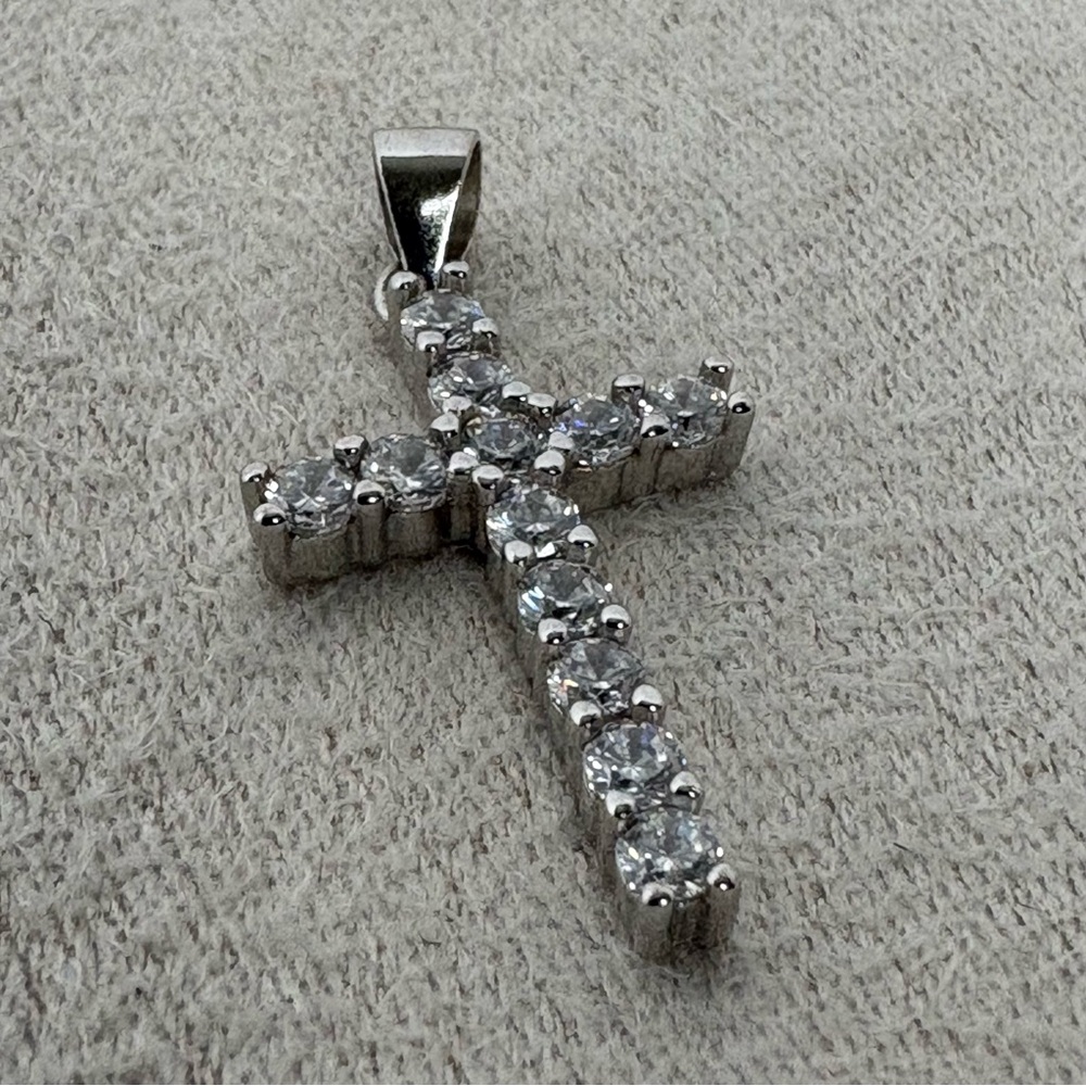 Sterling Silver 925 Cross Pendant